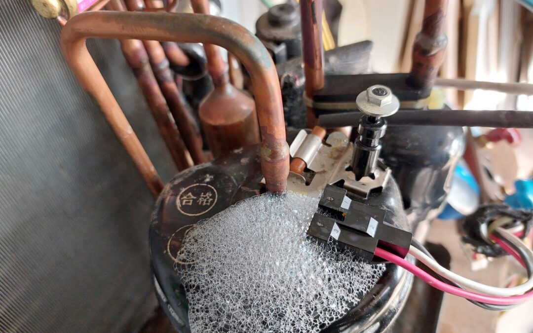 Réparation d&rsquo;une fuite sur un compresseur clim