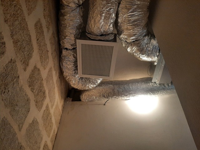 Installation d'une climatisation gainable dans des chambres - Montagnac