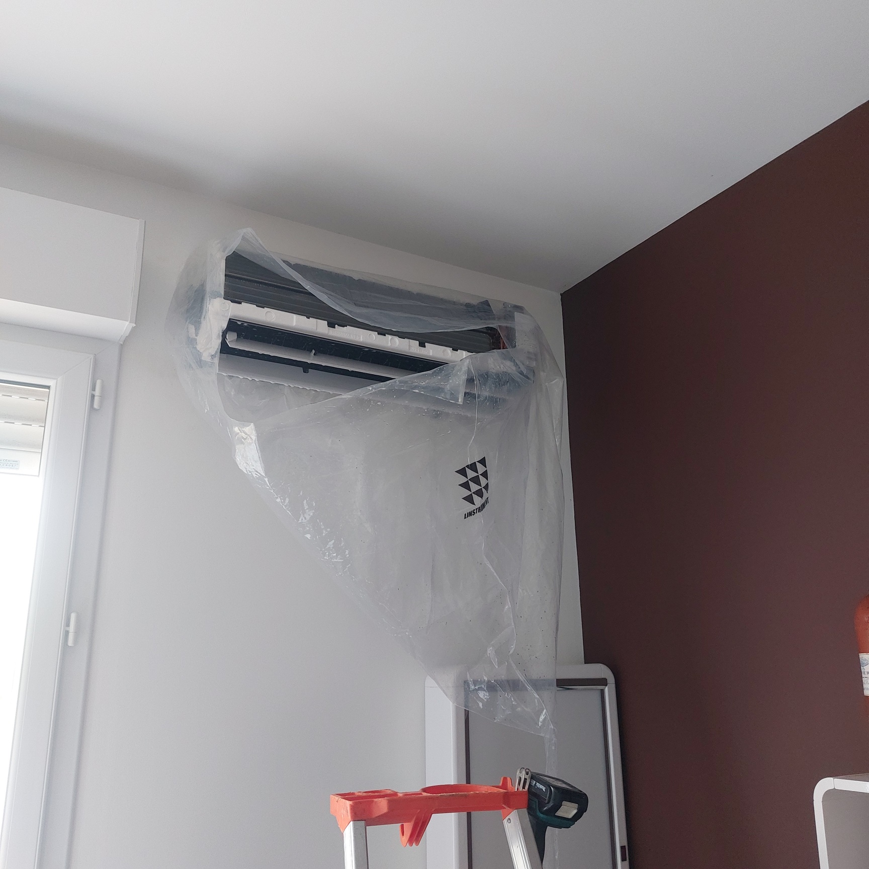 Entretien d'une unité intérieure murale avec Climwasher