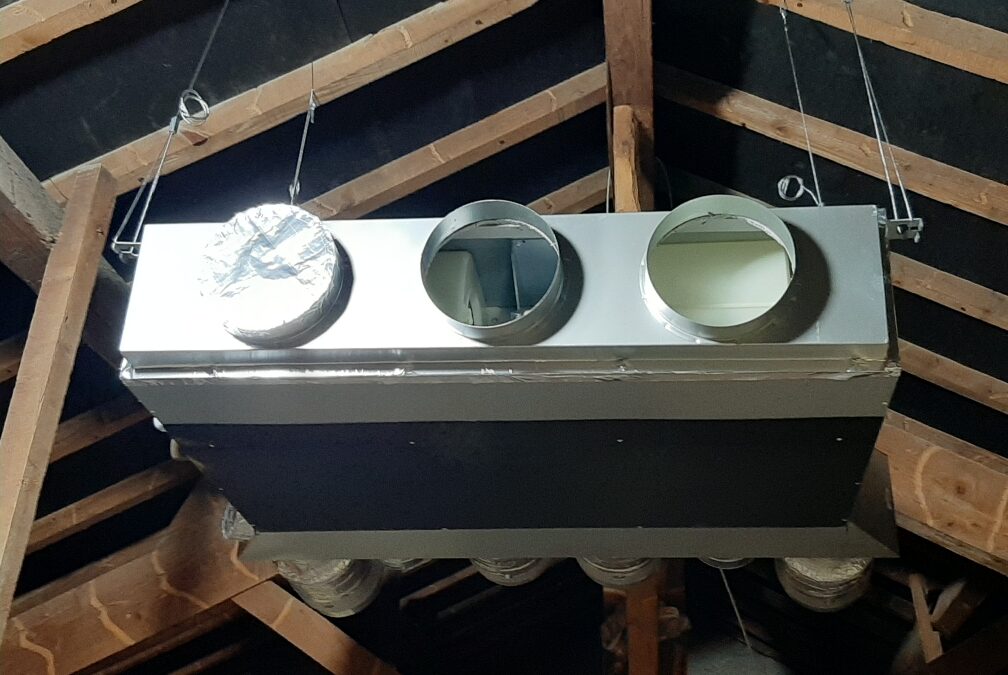 Installation de clim gainable dans les combles à Béziers